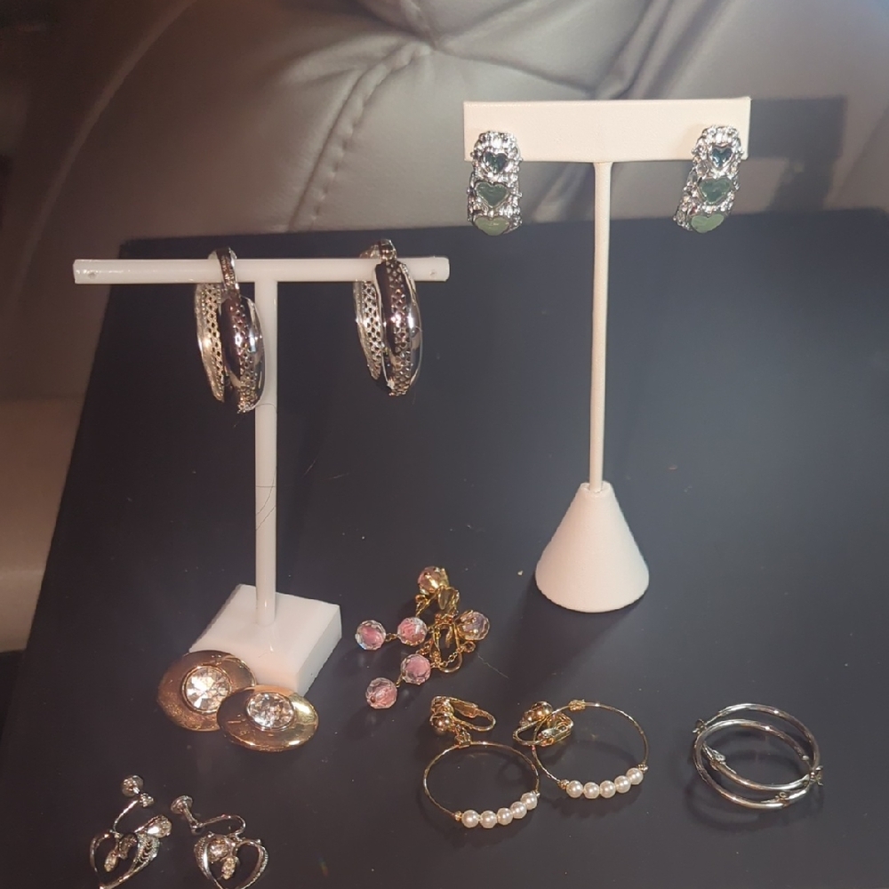 Vintage Earring Lot 7 Pairs